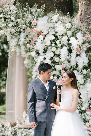 A romantic and soulful celebration set deep within a lush, sun-dappled forest. This enchanting garden wedding blends timeless elegance with organic beauty, featuring delicate white floral installations, traditional Thai ceremony elements, and a serene atmosphere under the canopy of ancient heritage trees.
Thoughtfully planned and designed by VIRADA Creative Wedding Planner, specializing in luxury destination weddings in Chiang Mai, Thailand.