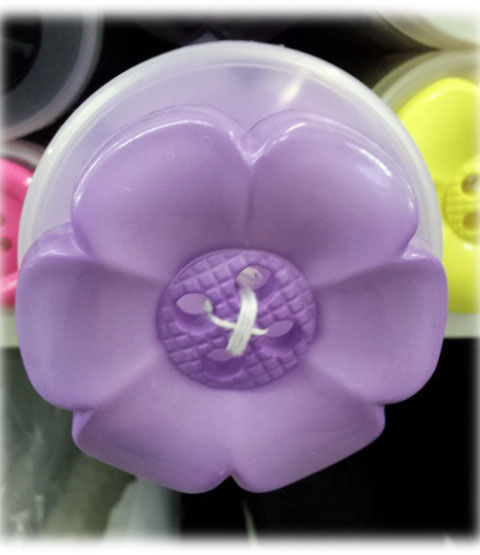 Thumbnail: Large Daisy Buttons 60 mm 9 Colours lilac shipley haberdashery and crafts online uk