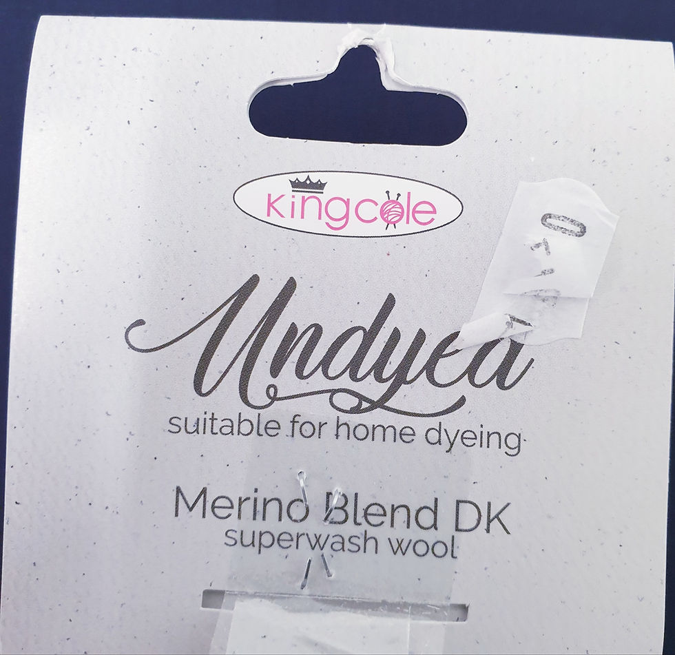 Thumbnail: pure wool shipley haberdashery  in hank form ideal for dyeing brand label