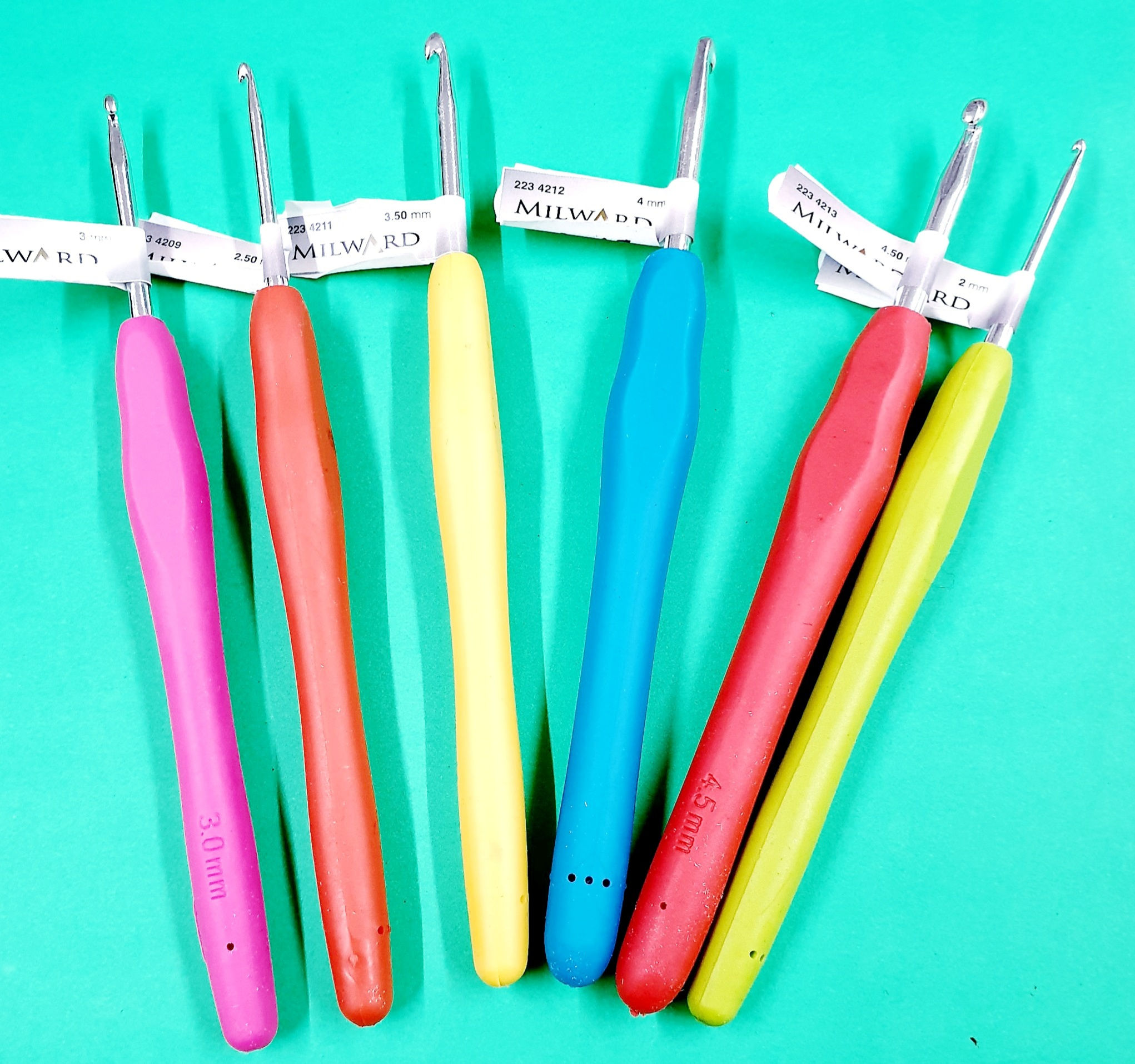 Milward soft grip crochet hooks from shipley haberdashery and craft online west yorkshire uk