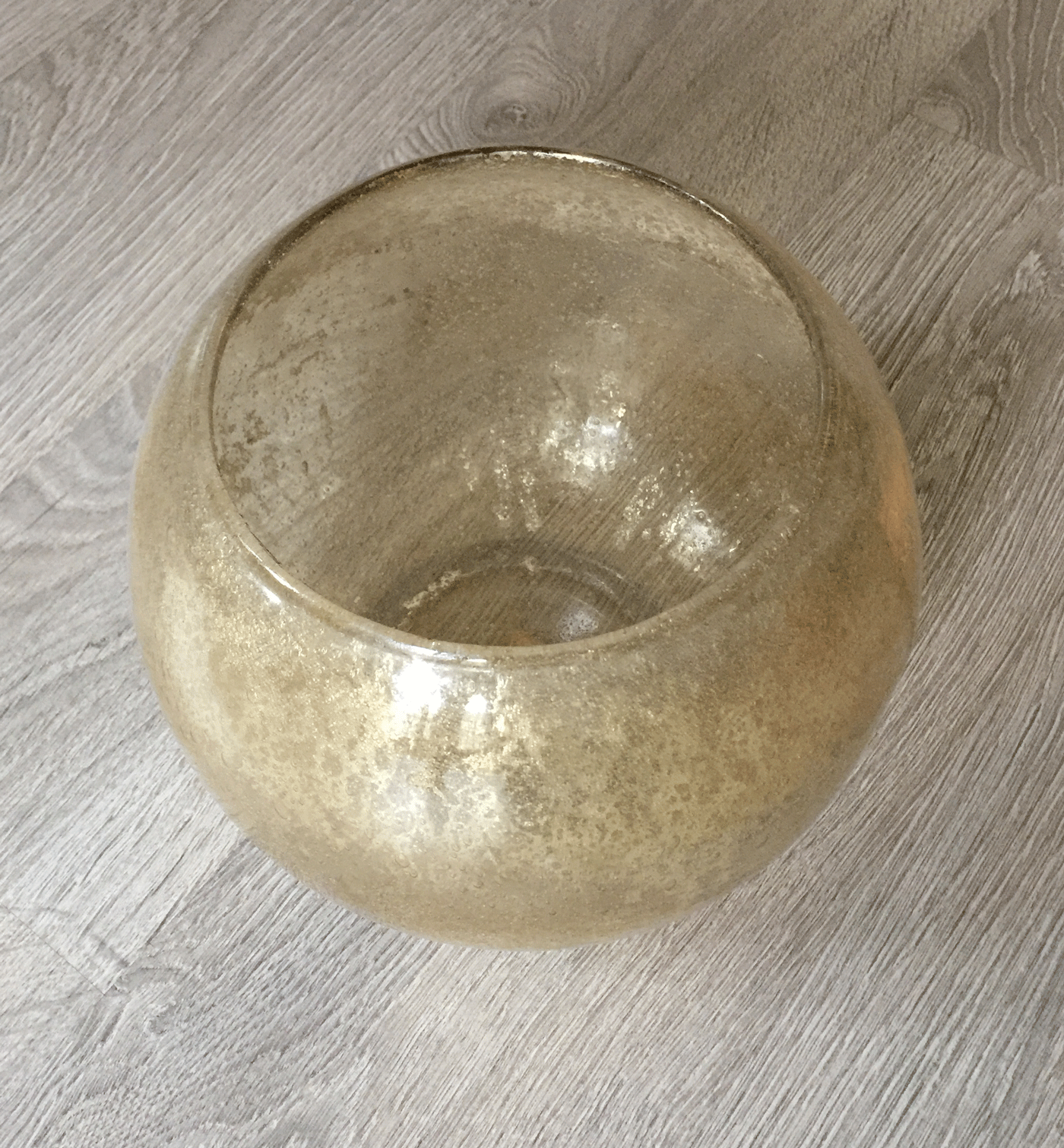 Gold-Flecked-Bowl-Vase from Above