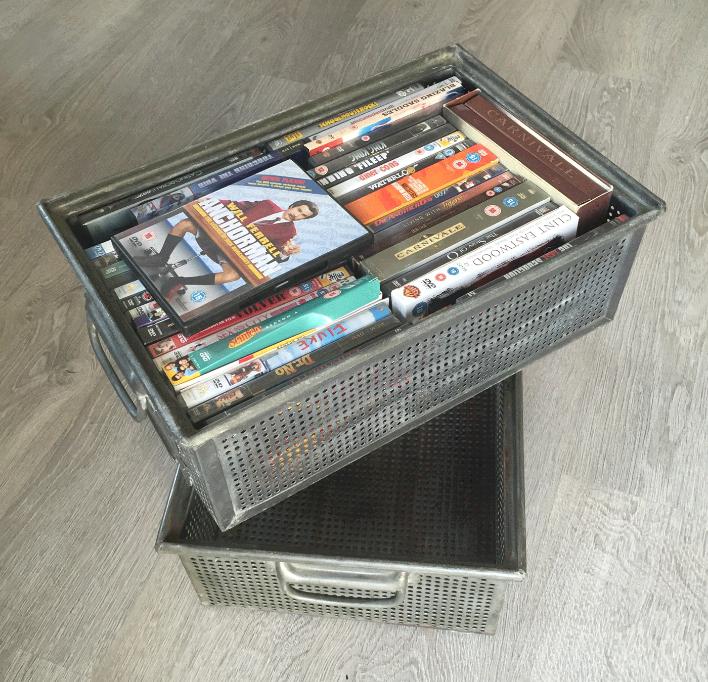 Vintage Metal DVD Boxes