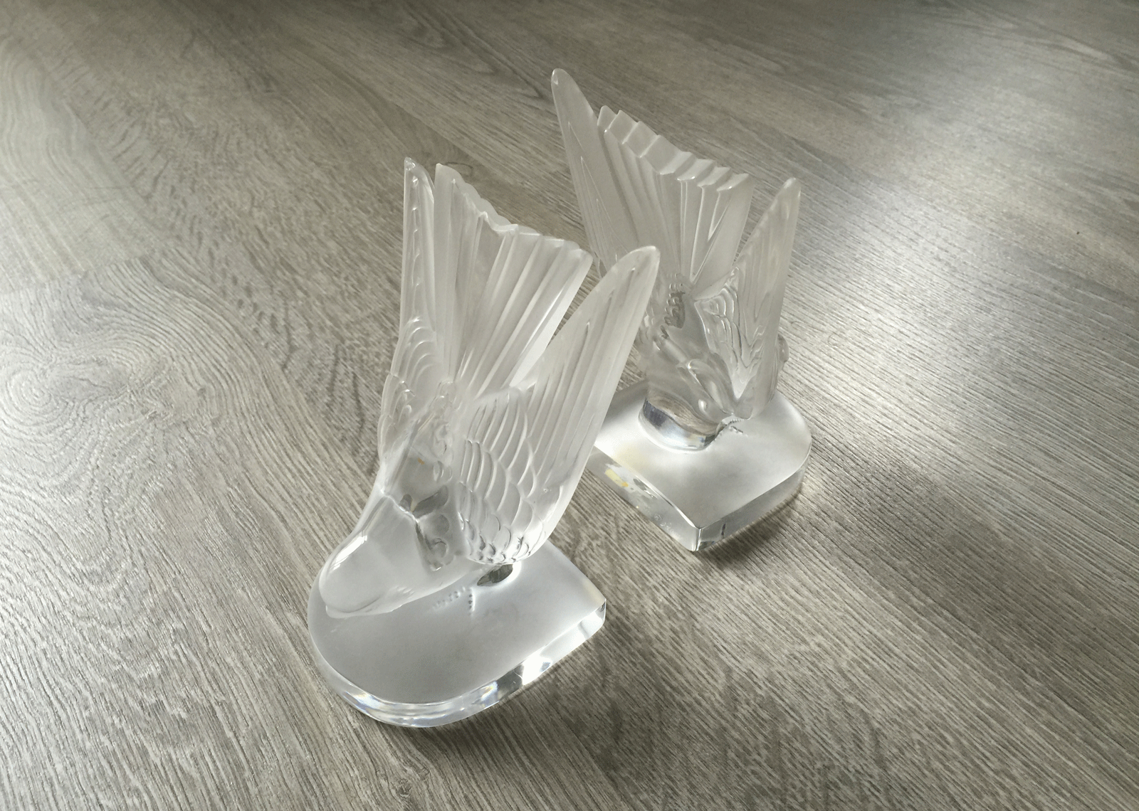 Lalique-Bookends