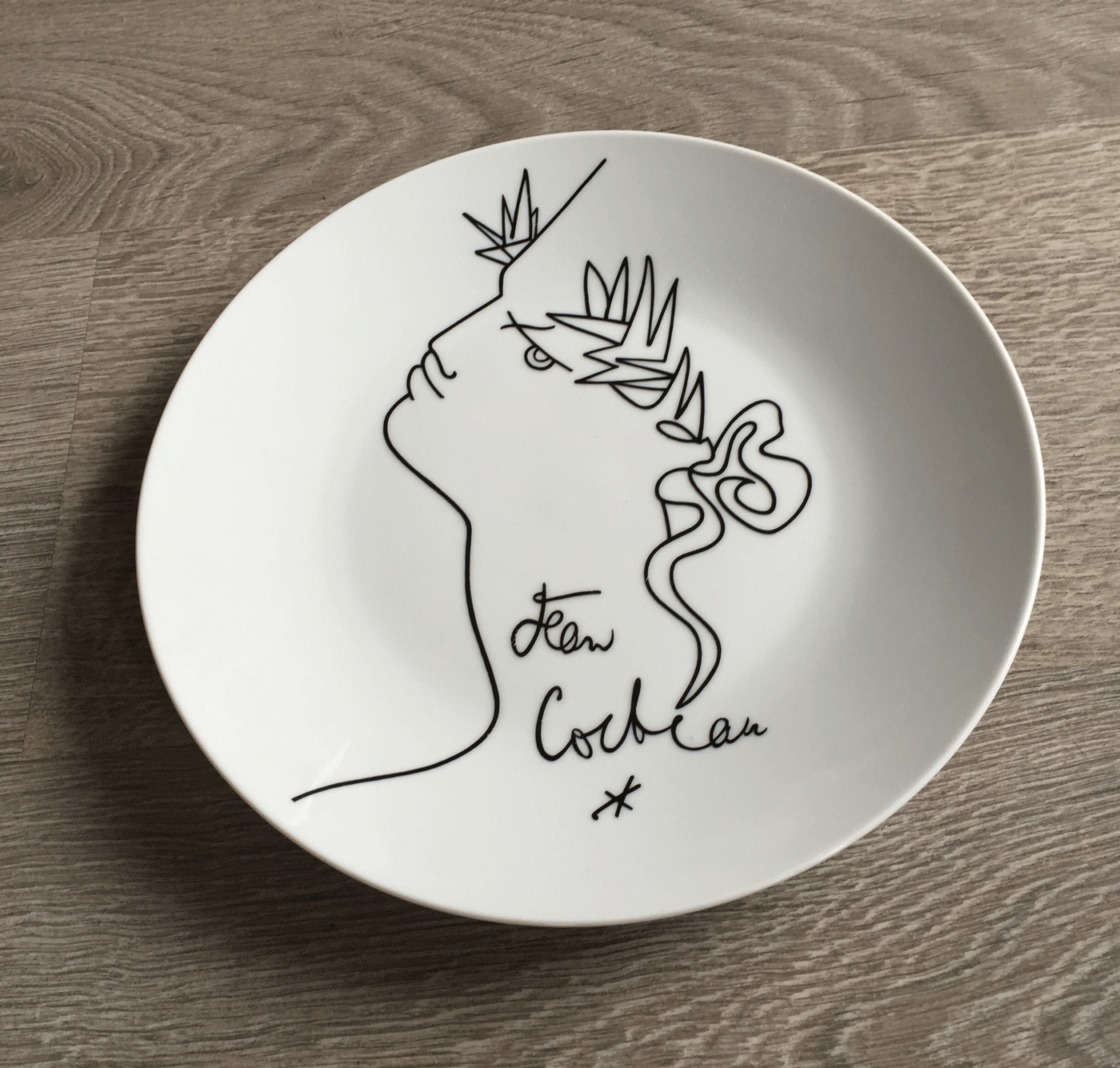 Jean Cocteau Plate