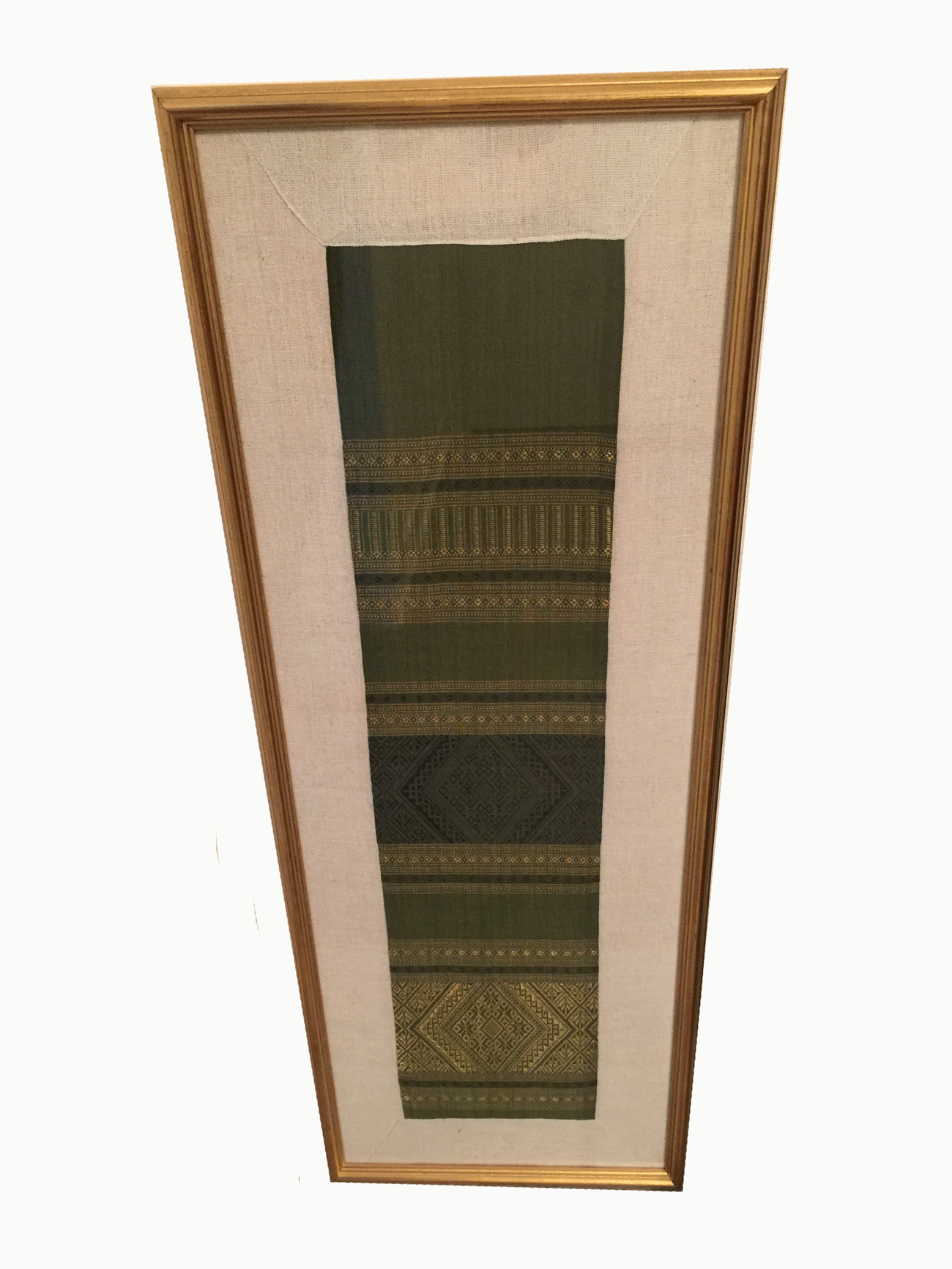 Laotian-Fabrics-Green Closer