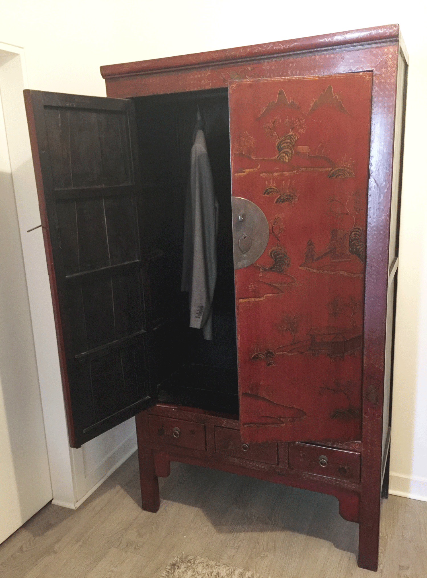 Chinese-Wedding-Armoire-with-Suit