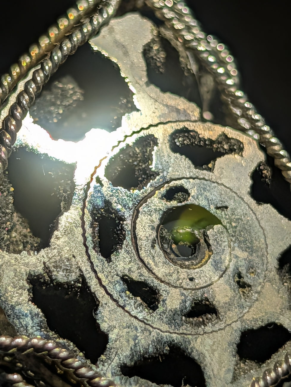 Thumbnail: Pyrite Ammonite Fossil Pendant
