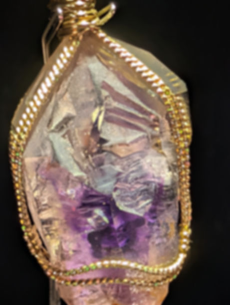 Fenster Amethyst Scepter Crystal Pendant