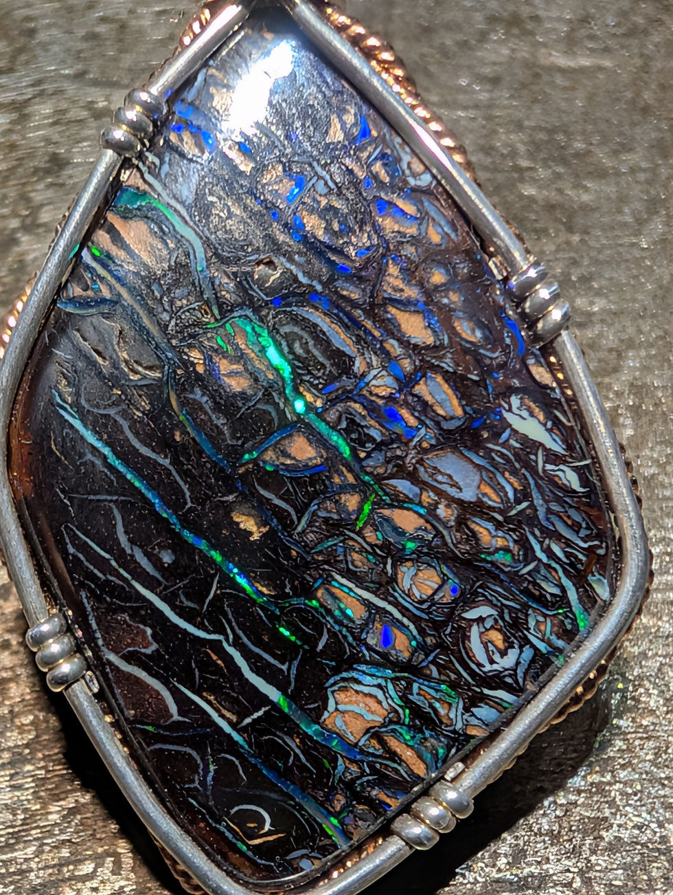 Thumbnail: Koroit Boulder Opal Pendant