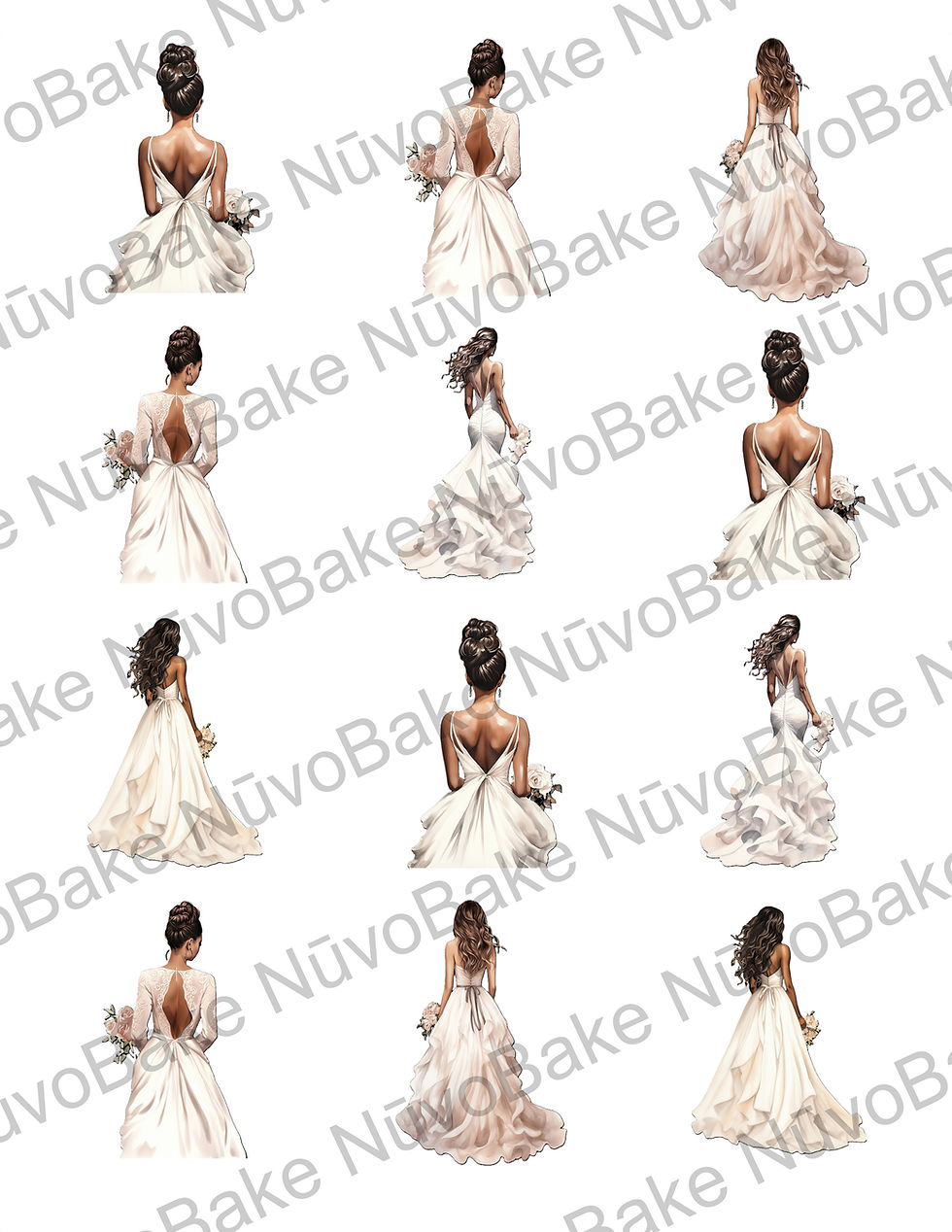 Bride / Wedding Edible Image