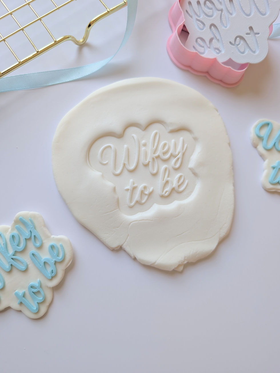 Thumbnail: Wifey to be embosser stamp and cutter