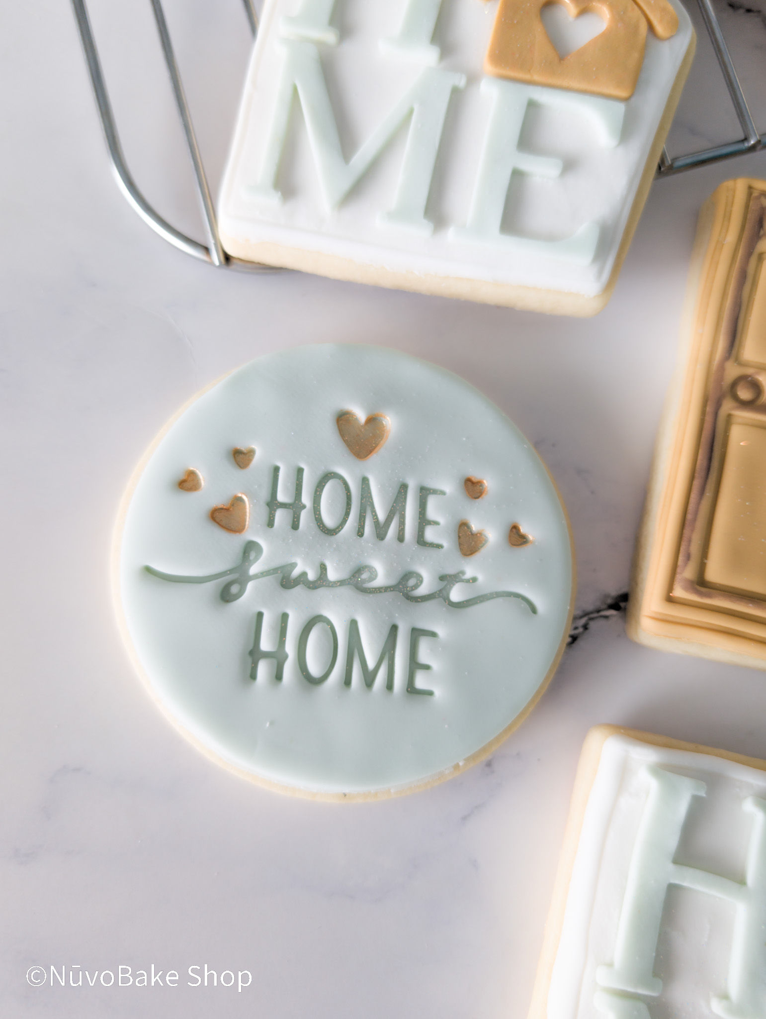 Home Sweet Home Cookie Stamp and Cutter