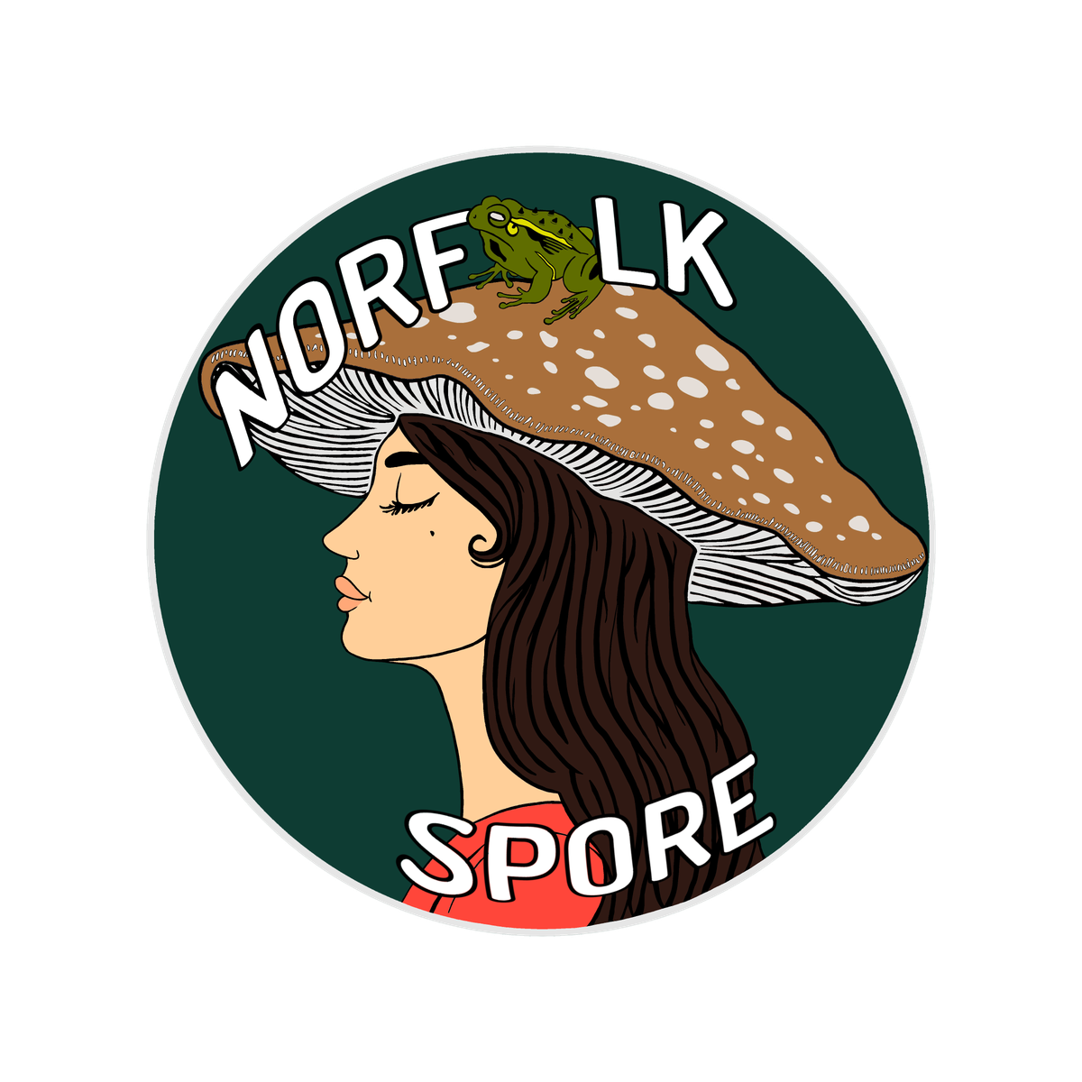 Norfolk Spore Vinyl Sticker