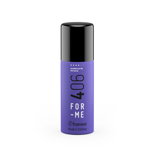 406 Hold&Brush Me Hairspray Linea For Me Framesi Vi's On Hair