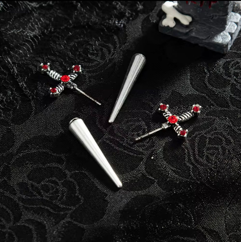 Thumbnail: Cross Stud Earings