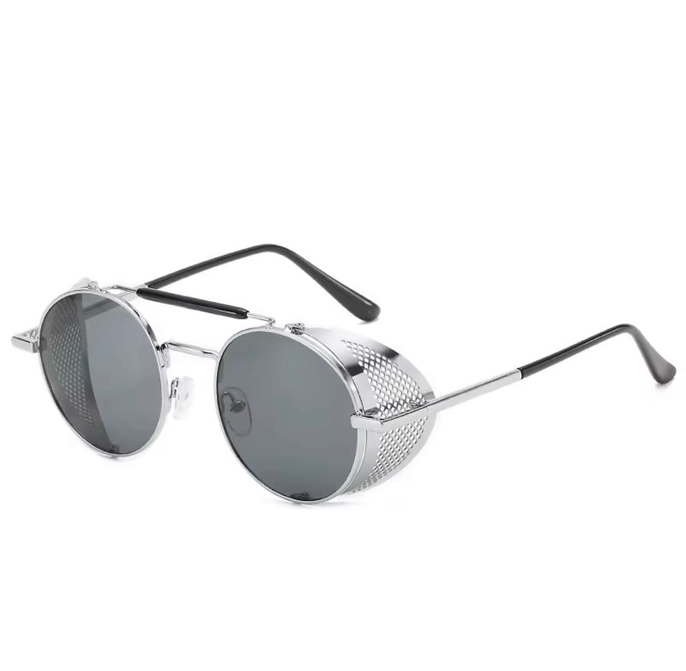 Thumbnail: Unisex Retro Round Sunglasses