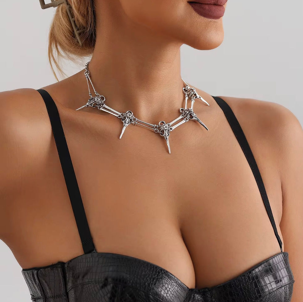 Thumbnail: Magic Skull Chokers Necklace