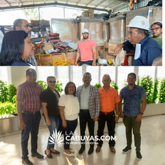 Visita del Comité Prodesarrollo 
de Las Cabuyas a la empresa contratista del Acueducto