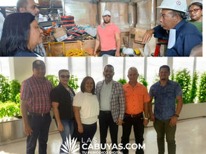 Visita del Comité Prodesarrollo
de Las Cabuyas a la empresa contratista del Acueducto