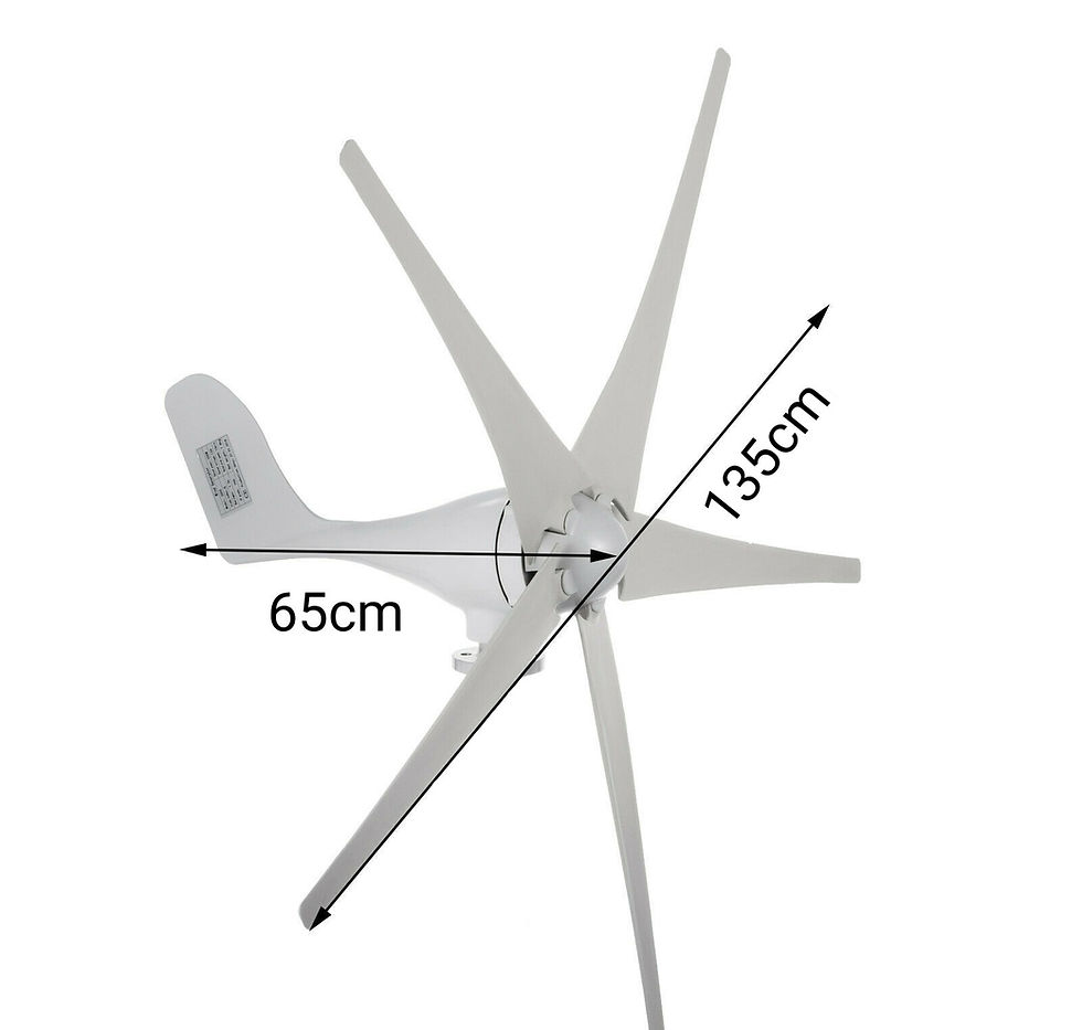 Miniatura: Generador eólico 500W Aerogenerador 12V