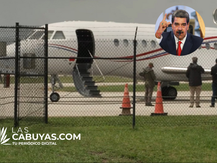 Estados Unidos confisca el avión que utilizó el presidente de Venezuela, Nicolás Maduro, en República Dominicana.