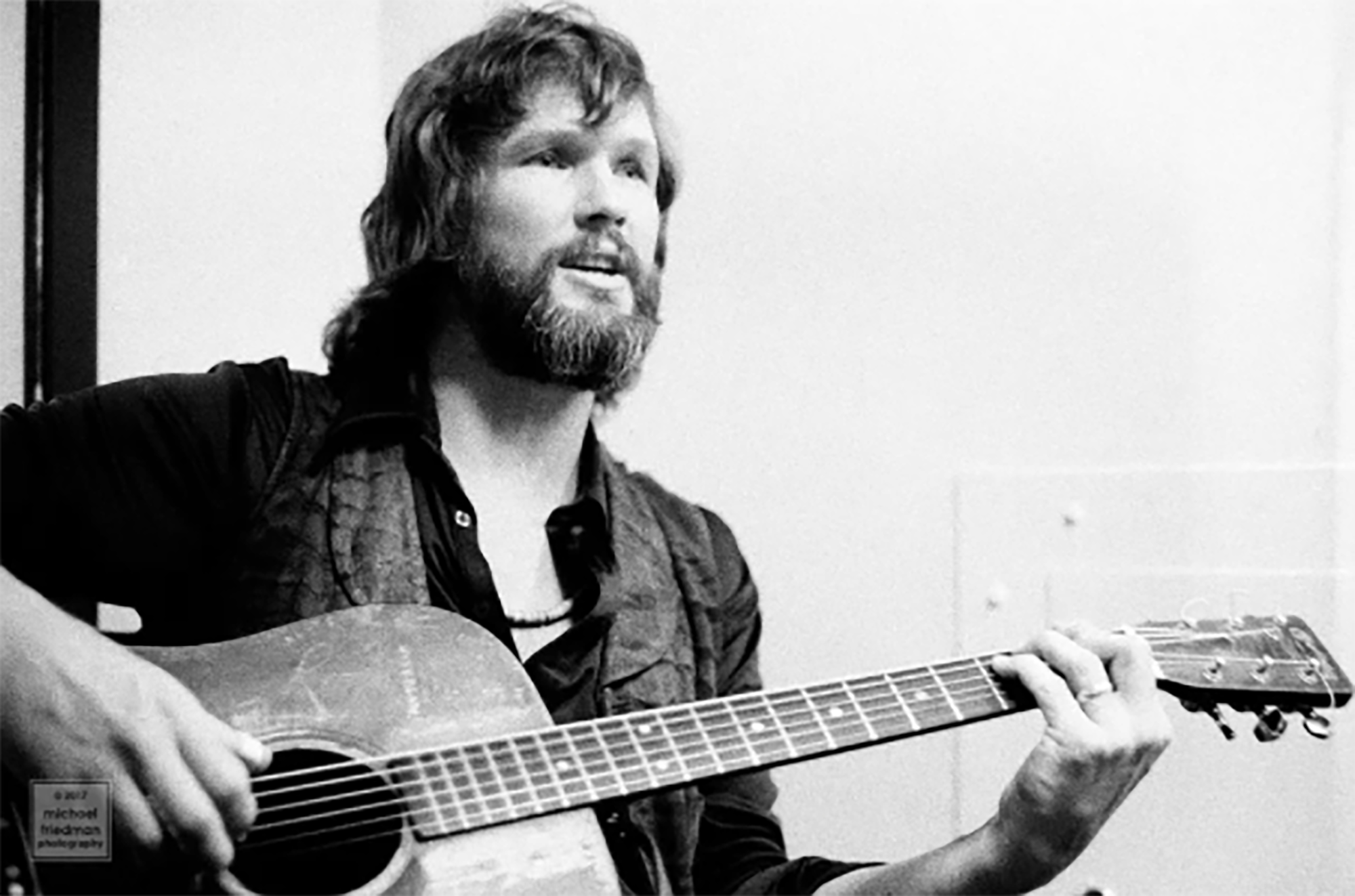 226 Kris Kristofferson, Backstage at the Dean Martin Show, 1973