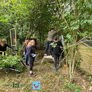 TUI Corporate Volunteer Day with volunteers gardening