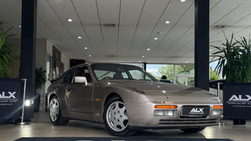 Porsche 944 Turbo S Silver Rose One of just 70 UK RHD cars this stunning Porsche 944 Turbo S "Silver Rose" presents a unique opportunity to own a highly desirable collectors Porsche. The car is painted in Silver Rose metallic a Silvery Pink shade paired with a matching Burgundy 'Studio' plaid cloth interior unique to this limited run model. The car produces 217 BHP from a 2.5l inline 4 cylinder engine mated to a manual gearbox. The car is presented in immaculate showroom condition, has covered just 79,650 miles from new and comes with a plethora of history documented throughout its life. For more details on this fantastic example, get in touch with a member of the team today on 01765 522523.