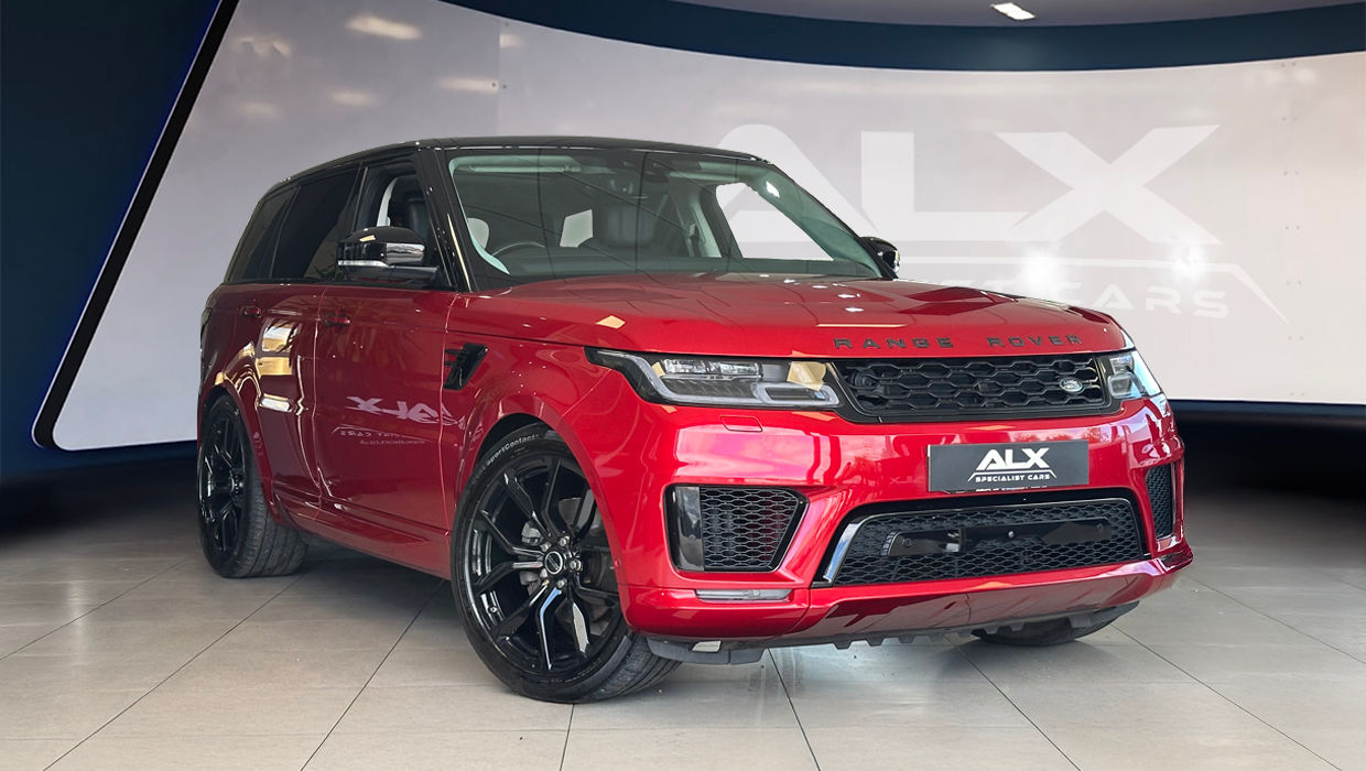 Finished in Firenze Red metallic with a Full Ebony Semi-Aniline leather interior. This incredible 2019 Sport Autobiography Dynamic SDV6 is offered in exceptional condition with just 39,500 miles covered from new. The car boasts an incredible factory specification featuring a range of highly desirable optional extras including the Electric deployable tow bar, 360 surround camera, Drive Pro & Park Pro packs alongside the already incredible Autobiography standard specification. This example also benefits from being fitted with genuine 22" SVR style 5083 alloy wheels in Gloss Black and a Vented SVR bonnet which brings some aggressive styling cues into the mix. The car comes complete with a Full Land Rover main dealer & Land Rover specialist service history having received 6 services in total last carried out less than 1500 miles ago. FOr more details on this fantastic example get in touch with a member of the team on 01765 52
