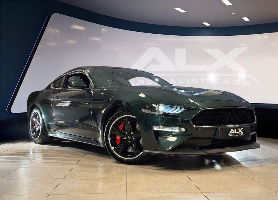 Ford Mustang Bullitt for sale Ripon North Yorkshire ALX Specialist Cars, a customer focused specialist car dealership serving Ripon, Harrogate, York, Bradford, Leeds and North Yorkshire. Our dedicated team is committed to exceeding your expectations, offering a hand picked selection of high-end vehicles and a personalised sales experience.
Visit us today to discover the ultimate in prestige and satisfaction.