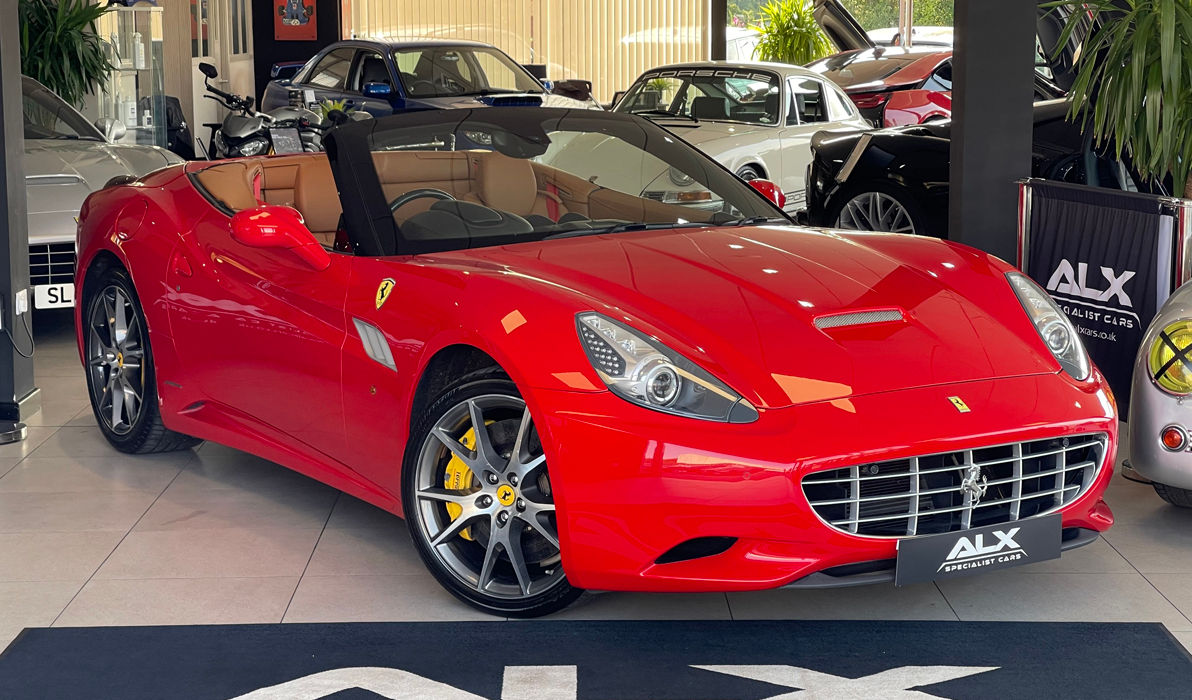 Ferrari California Finished in Rosso Corsa over a Full Cuoio leather interior with Daytona style seat trims. This stunning Ferrari California is offered in exceptional condition having covered just 36,750 miles from new. The car boasts an exceptional specification featuring the Carbon Fibre driving zone, Scuderia wing shields and Daytona style trim to the seat and is in arguably one of the greatest colour combinations on Rosso Corsa over Cuoio leather. The car benefits from a Comprehensive Ferrari main dealer service history featuring 10 stamps in total. For more details on this incredible example get in touch with a member of the team today on 01765 522523.