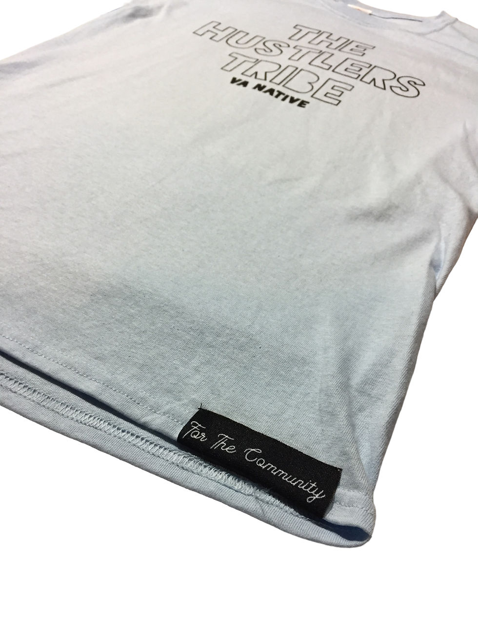 Thumbnail: Pale Blue /Black Hustlers Tribe Tee