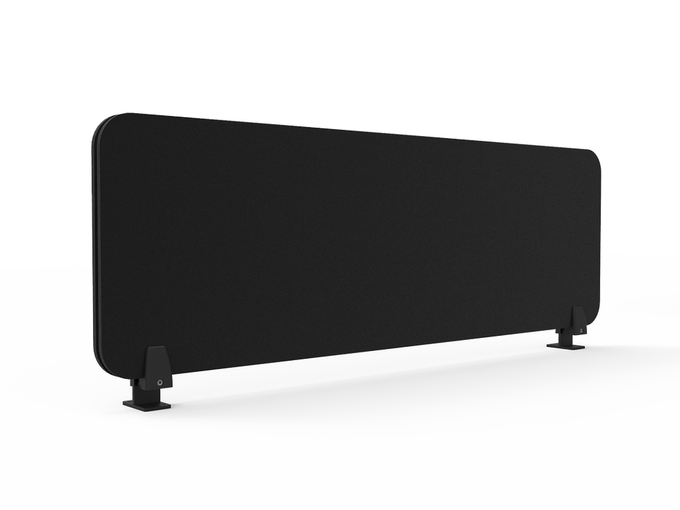 Thumbnail: Eco Panel Back-to-Back Desk Mounted Screens