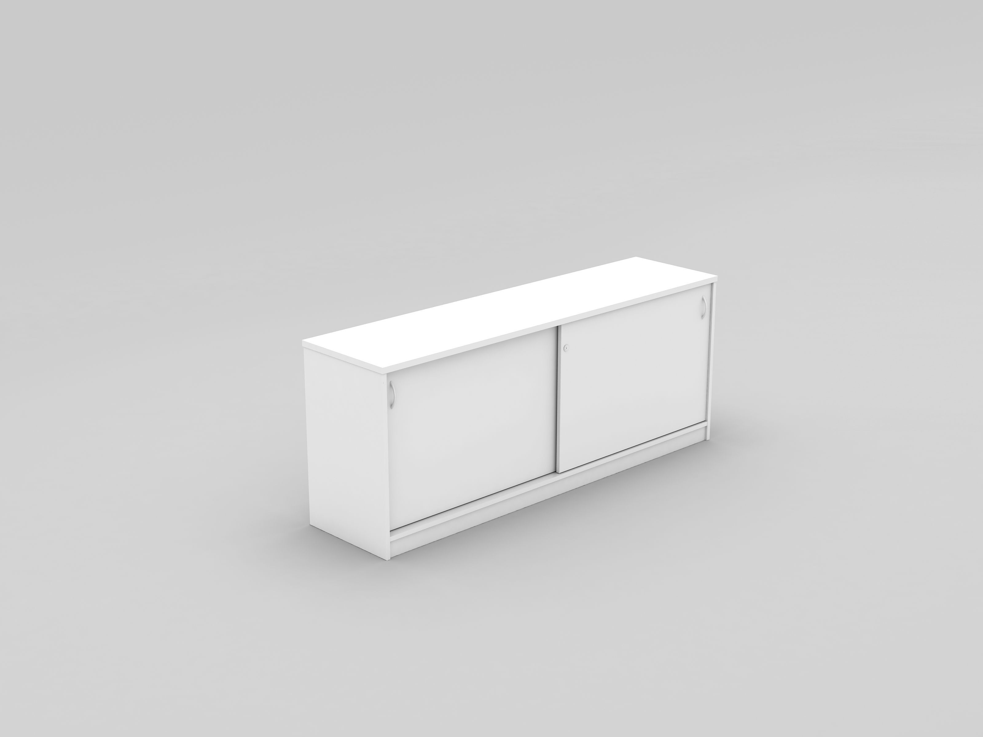 All White Credenza