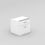 Thumbnail: All White Fixed Drawer Pedestal