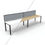 Thumbnail: Deluxe Ryder Straight Desks With Screens for up to 5 People