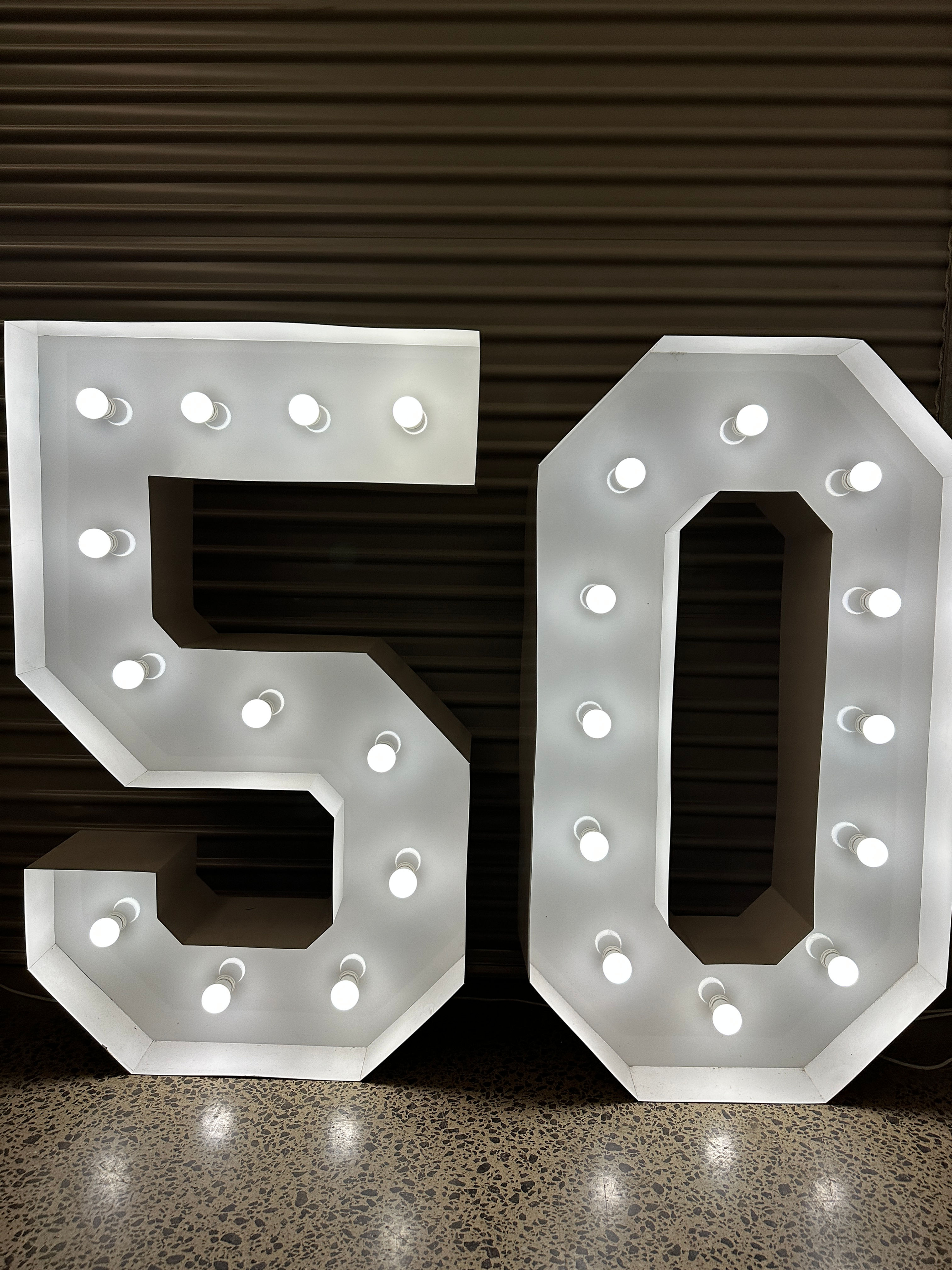 50 Light Up Numbers