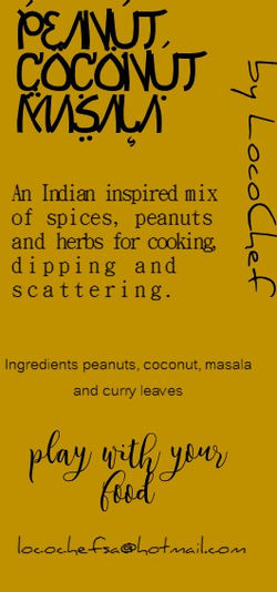 peanut coconut masala