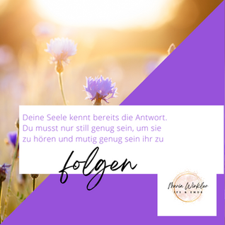 Psychotherapie Maria Winkler Wuppertal - Spiritualitaet