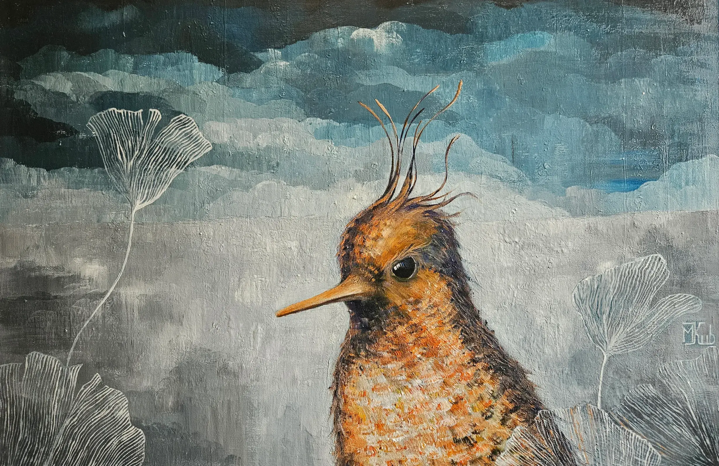 Štai aš! – originalus modernus paveikslas | Marina Kubilienė