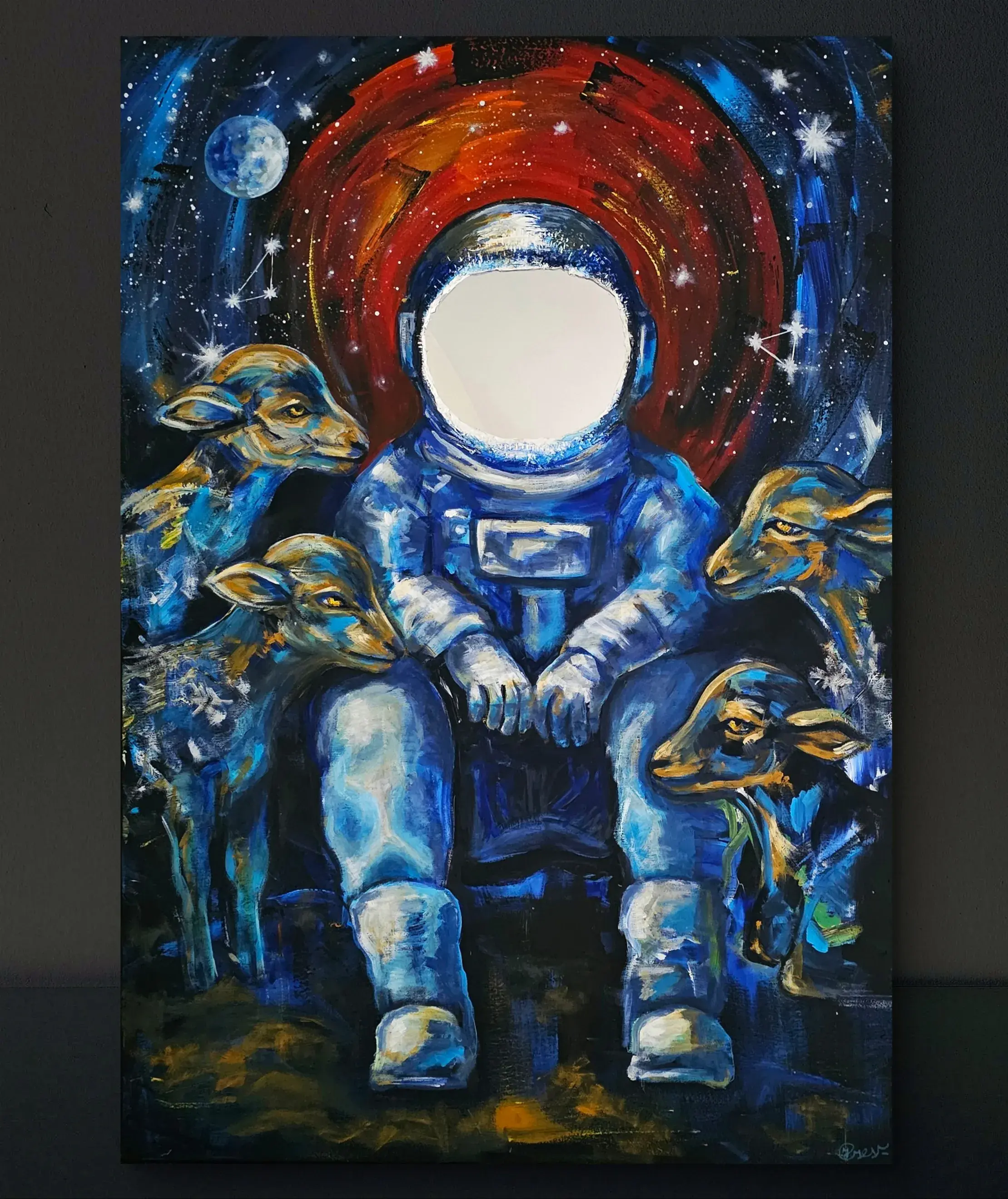 Kosmoso piemenėlis – parduodamas paveikslas internetu | Inesa Jasulevičiūtė