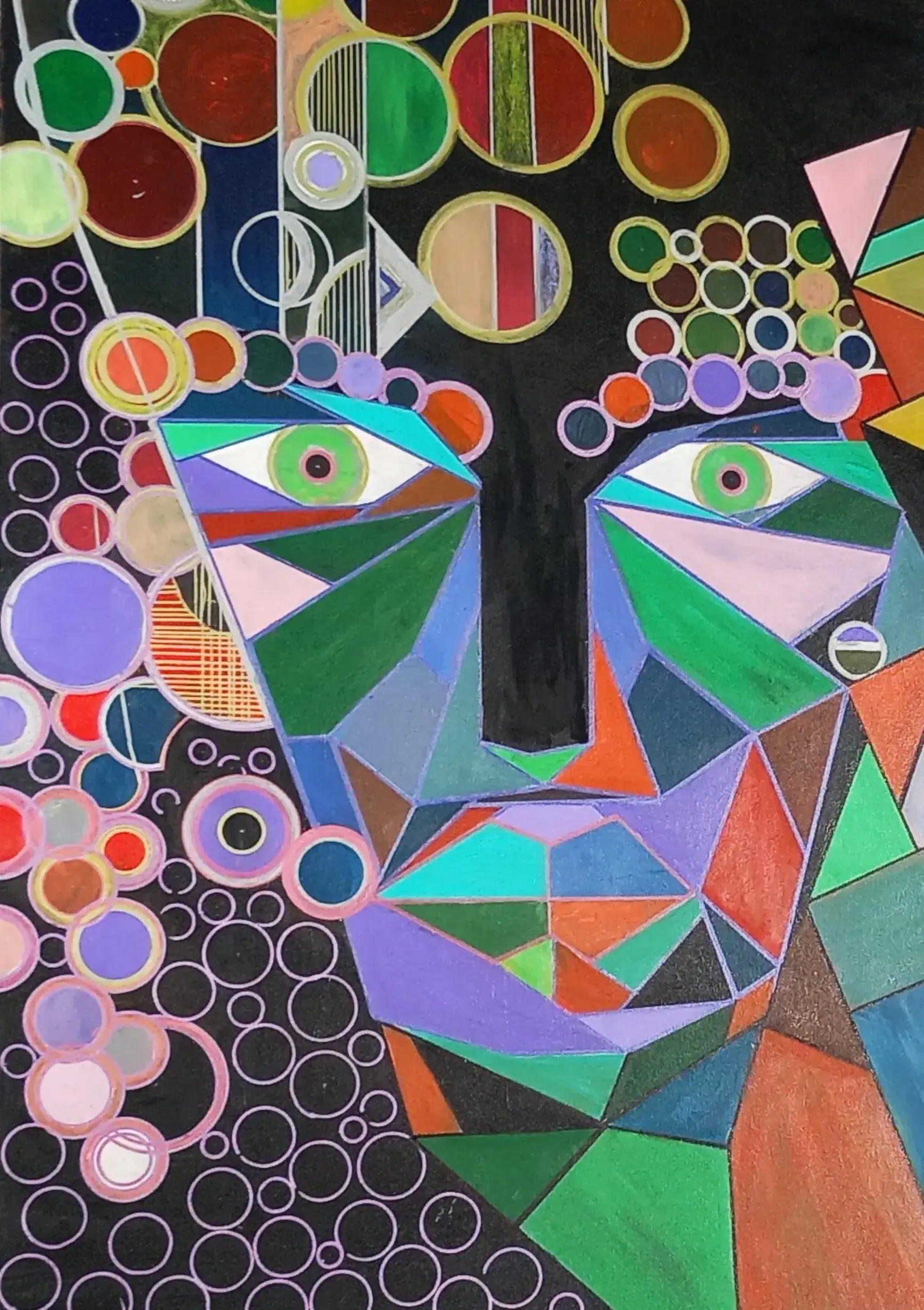 Minties architektūra – originalus modernus paveikslas | Vygantas Navickas