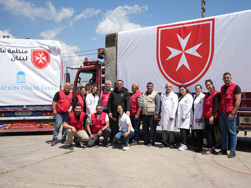La solidarietà dei Cavalieri di Malta con il Sud Libano