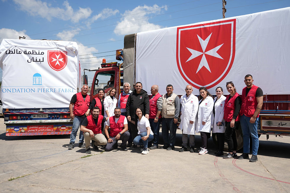 La solidarietà dei Cavalieri di Malta con il Sud Libano