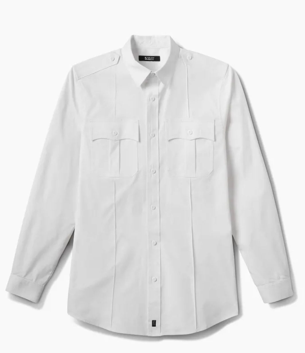 WHITE COMMAND CLASS B LONG SLEEVE SHIRT 33W78