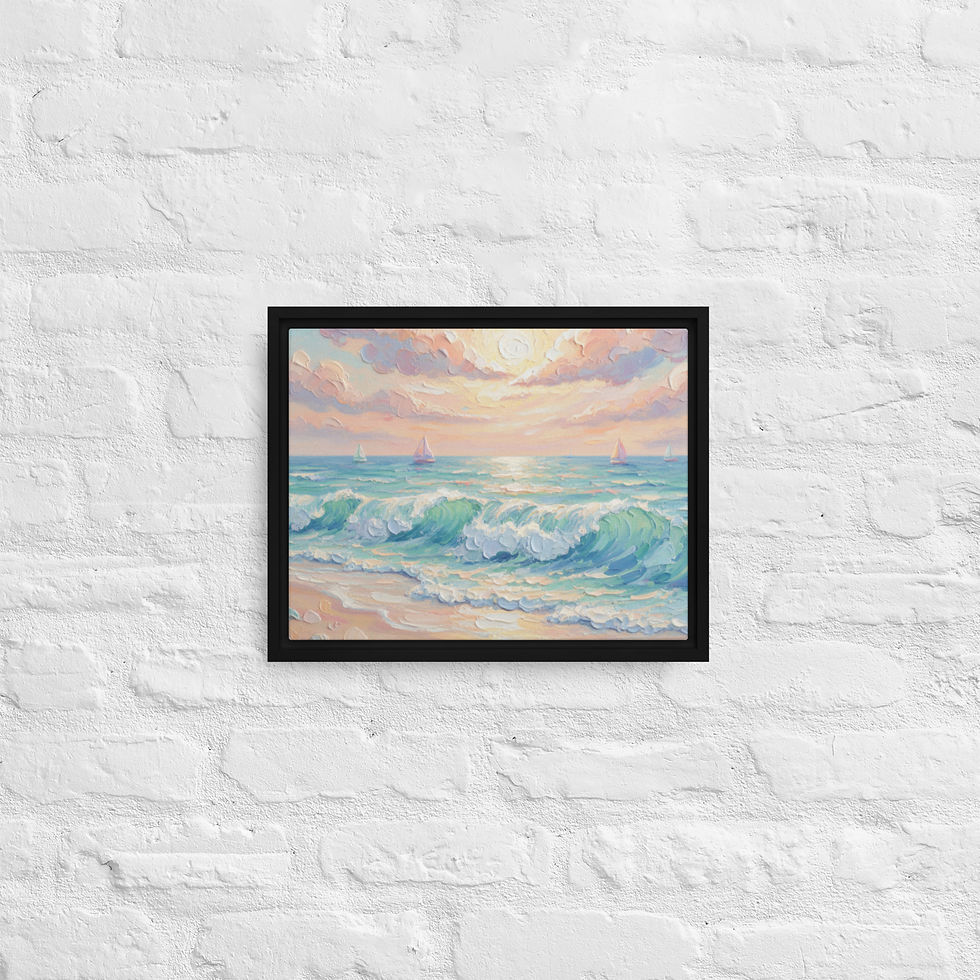 Miniaturbild: Strandspaziergang Leinwand