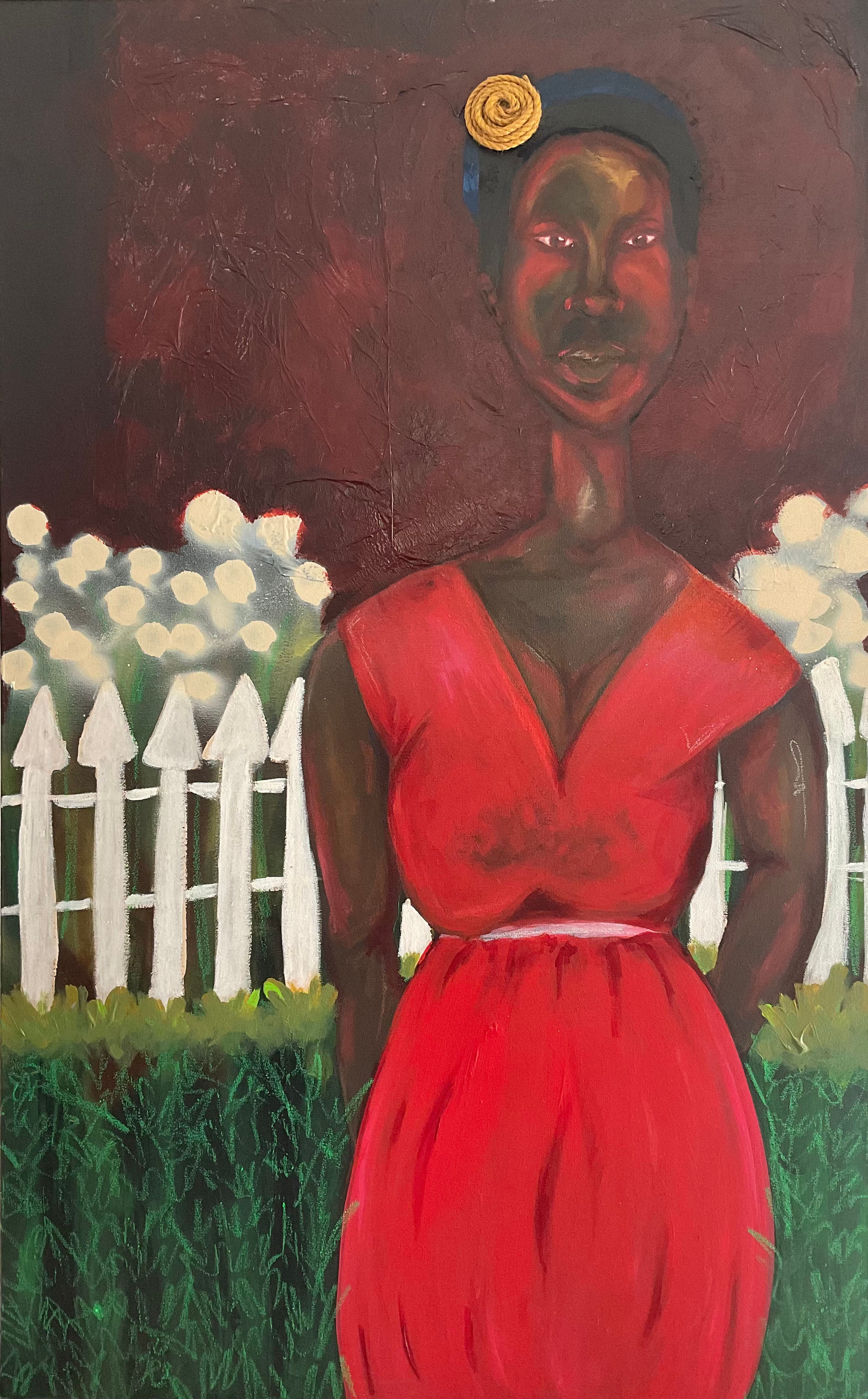 Woman on fire 30 x 48 in (2026)