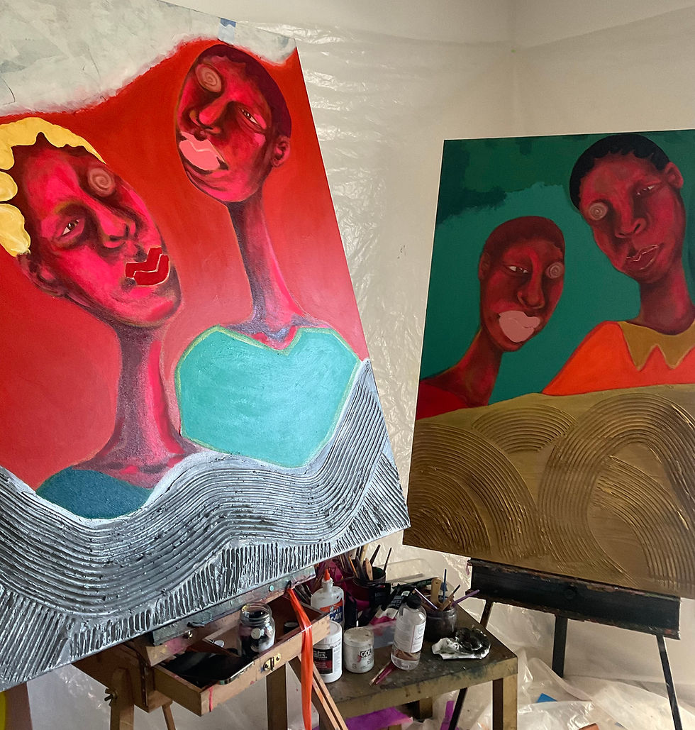 الصورة المصغرة: Roses from Concrete Breaking Glass Ceilings 36 x 48 in (2026)