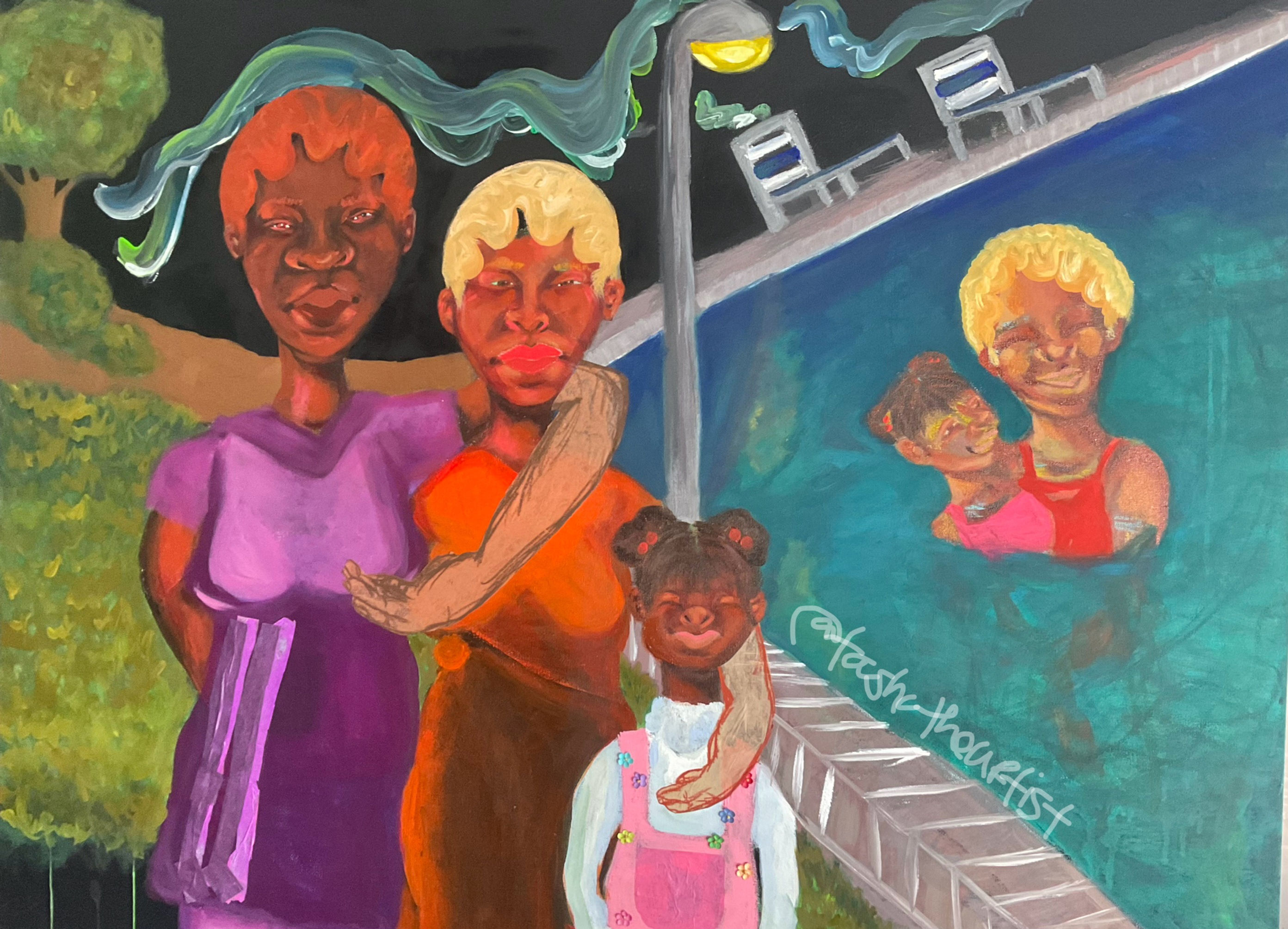 We was Thick as Thieves 36 x 48 in (2026)