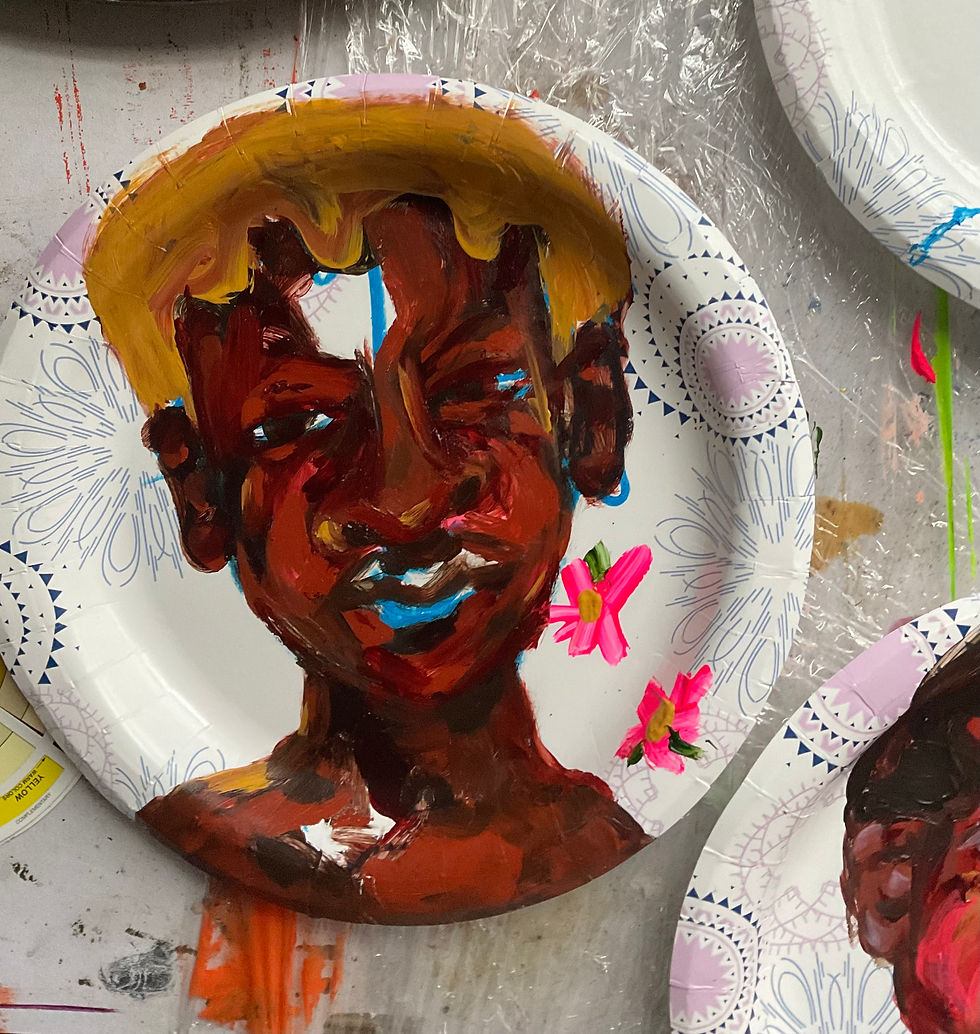 サムネイル： Custom Hand Painted 10” Plate